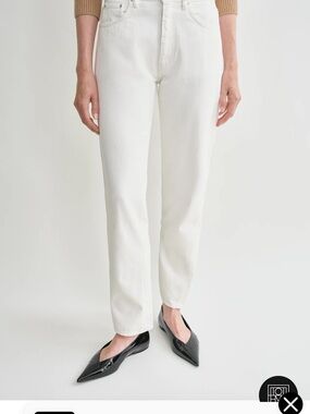 Toteme twisted seam jeans, size 28, white